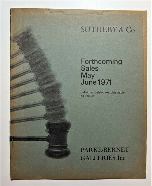 Catalogo Sotheby & Co - Forthcoming Sales May - June …