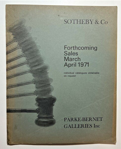 Catalogo Sotheby & Co - Forthcoming Sales March - April …