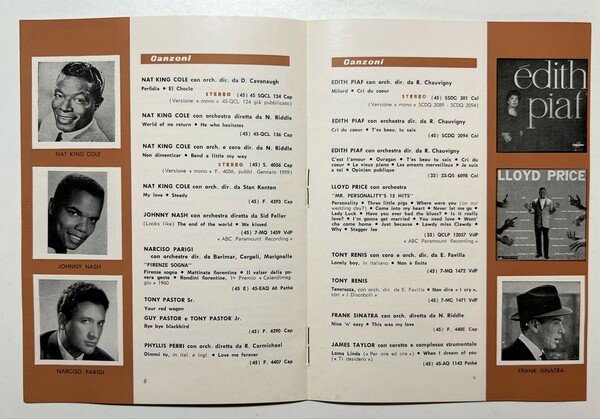 Supplemento al Catalogo Dischi N. 11 - 1960 Maria Callas | Immagine Gallery 1