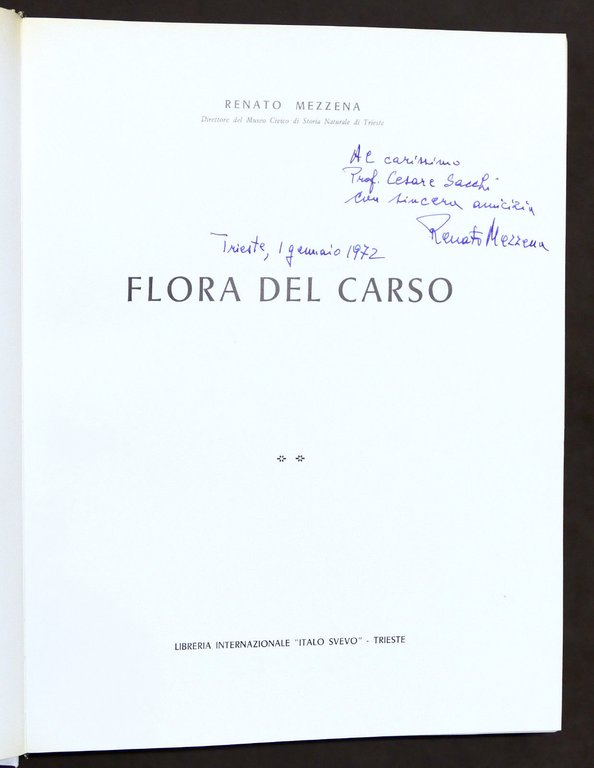 Botanica - Renato Mezzena - Flora del Carso - ed. …