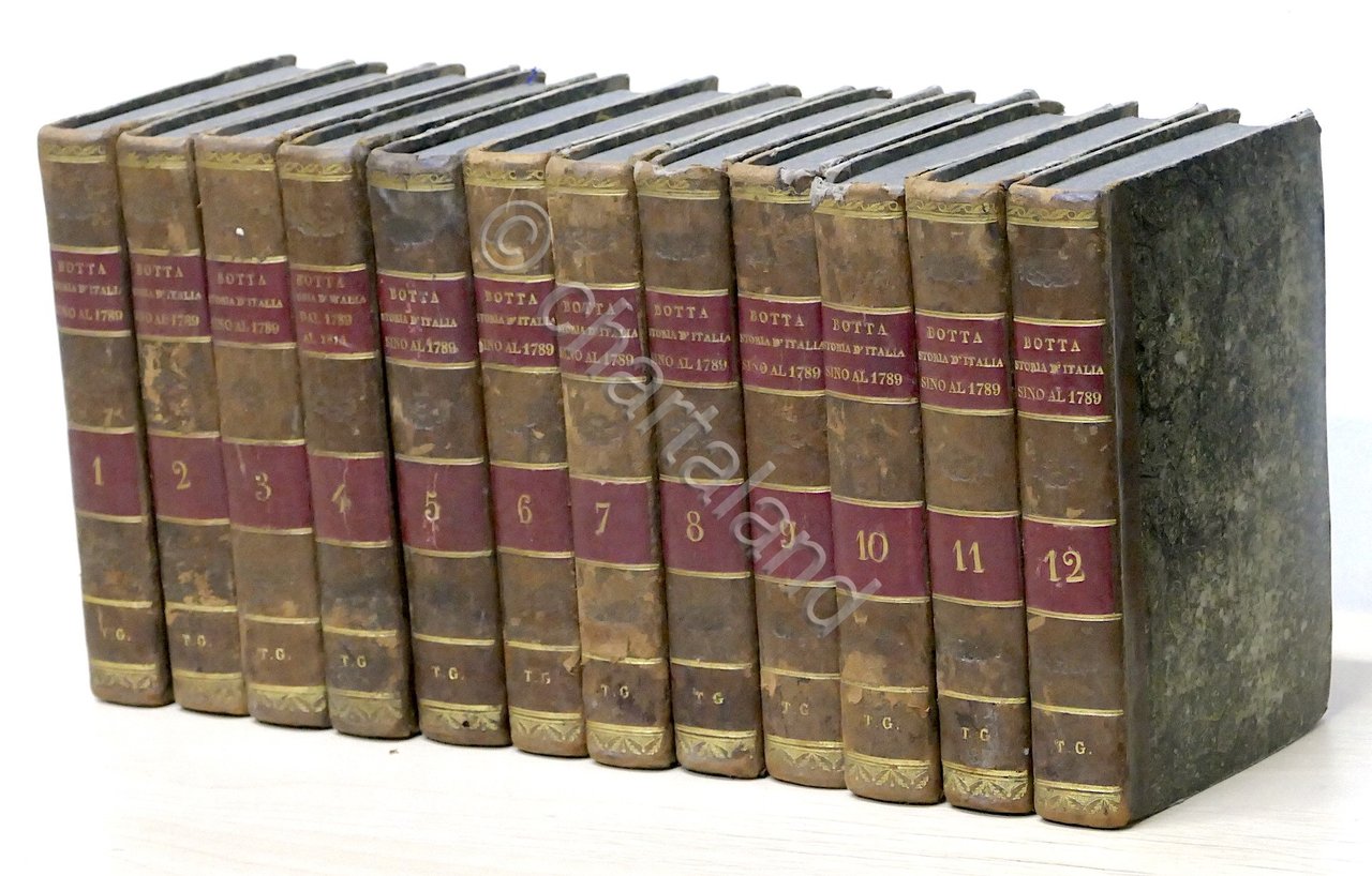 Botta Storia Italia continuata da quella del Guicciardini sino al …