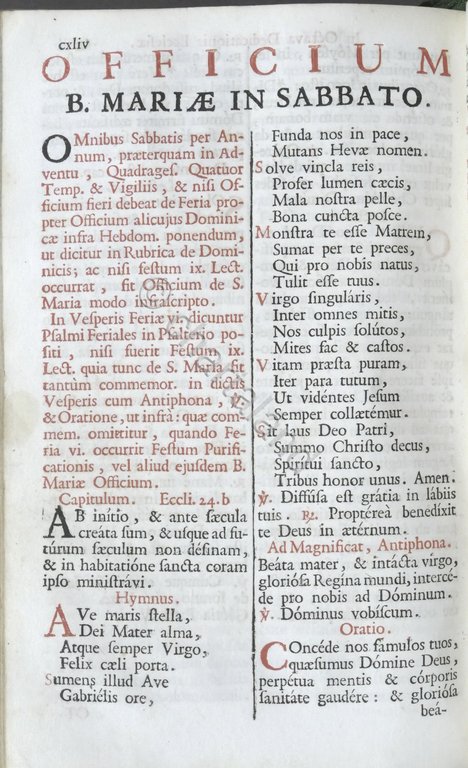 Breviarium Romanum ex Decreto Sacrosancti Concilii Tridentini Pars Hiemalis 1777