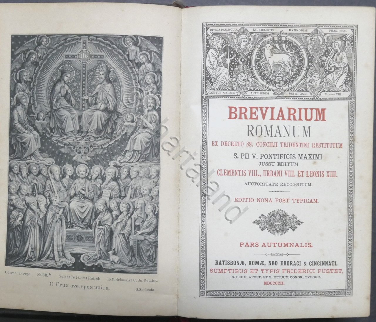 Breviarium Romanum ex Decreto SS. Concilii Tridentini - Pars Autumnalis … | Immagine principale
