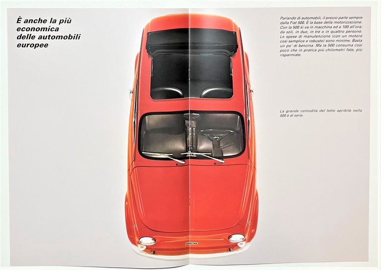 Brochure - Auto FIAT - Fiat 500 - Anni '70