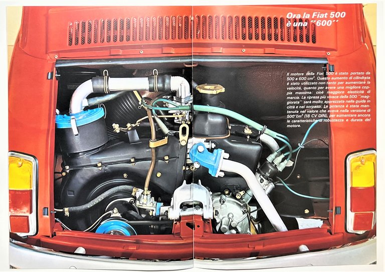 Brochure - Auto FIAT - Fiat 500 - Anni '70