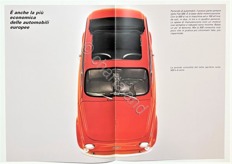 Brochure - Auto FIAT - Fiat 500 - Anni '70