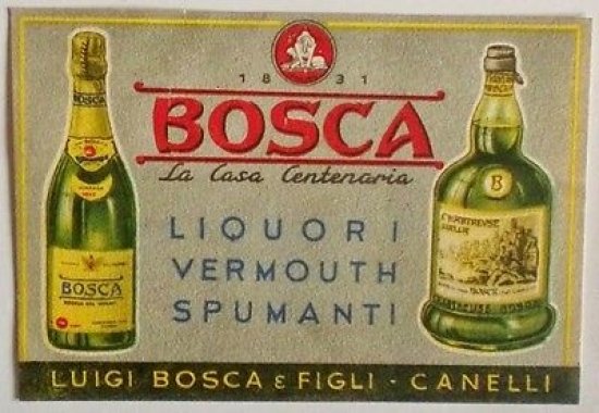 Brochure - Bosca - Liquori, Vermouth, Spumanti - 1831