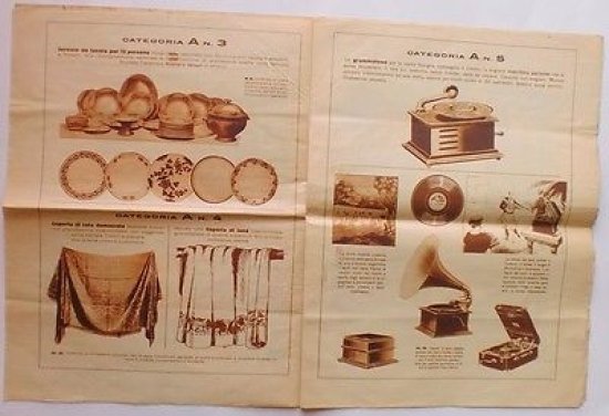 Brochure - Catalogo Grammofoni - Arredamento
