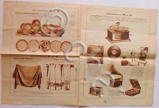 Brochure - Catalogo Grammofoni - Arredamento