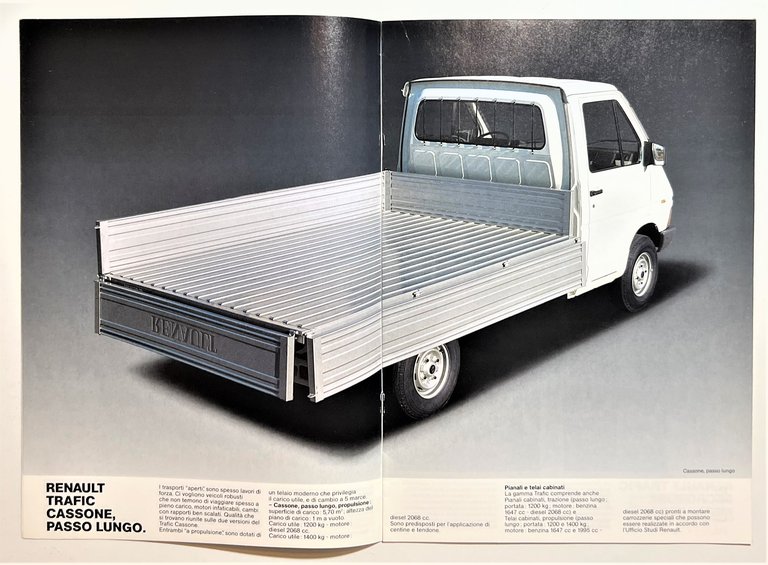 Brochure - Furgone - Renault Trafic - Anni '80