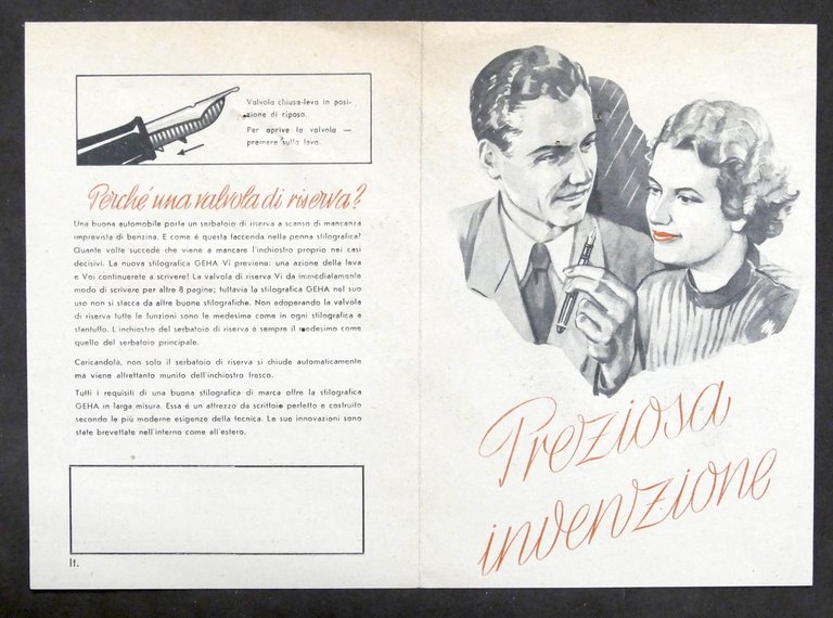 Brochure - Geha la stilografica con valvola di riserva - …