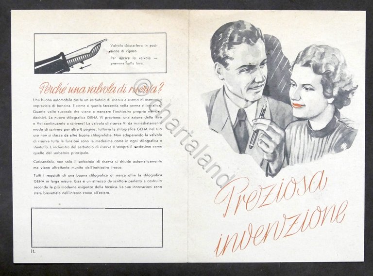 Brochure - Geha la stilografica con valvola di riserva - …