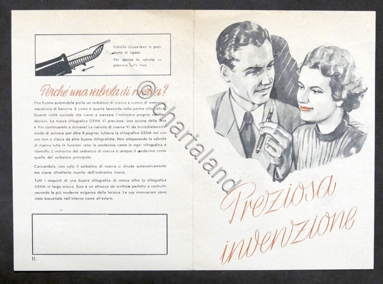 Brochure - Geha la stilografica con valvola di riserva - …
