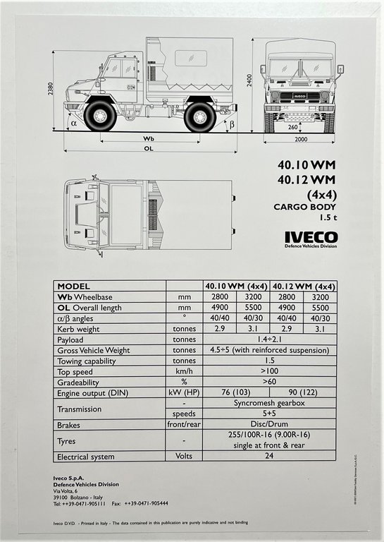 Brochure - Iveco Defence Vehicles - 40. I O WM …