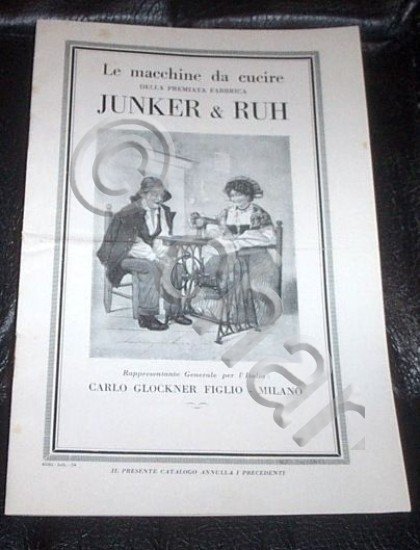 Brochure - Le macchine da cucire Junker & Ruh