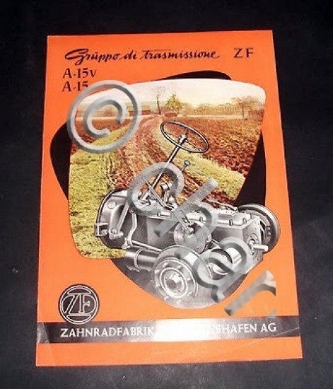 Brochure - Macchine agricole trattore Gruppo Trasmissione ZF - A15/A15v …