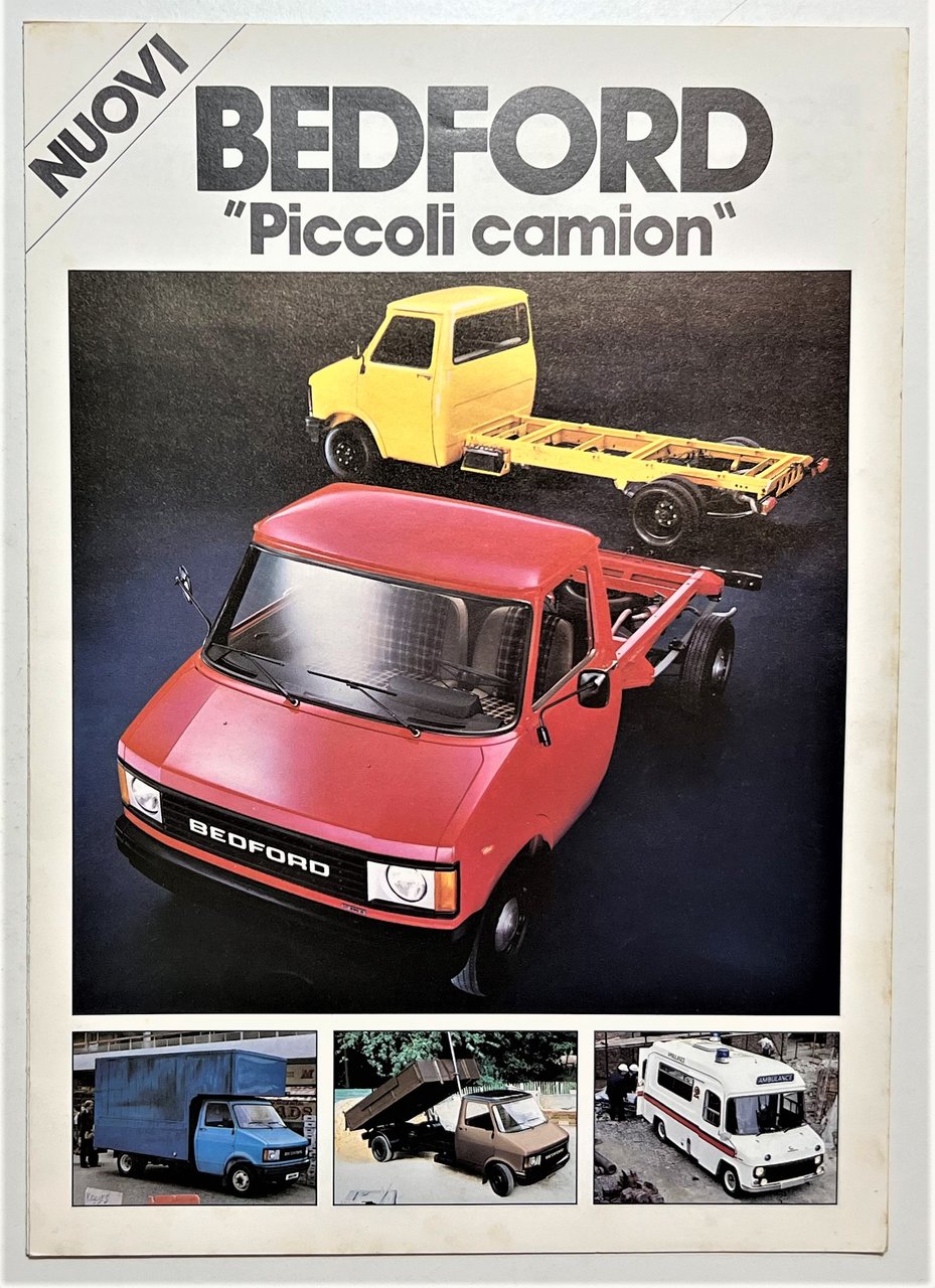 Brochure - Nuovi Bedford Piccoli Camion - Anni '80