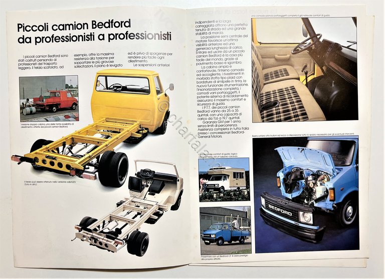 Brochure - Nuovi Bedford Piccoli Camion - Anni '80