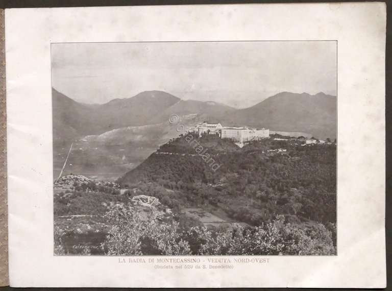 Brochure Abbazia di Montecassino (Frosinone) - anni '20 - '30