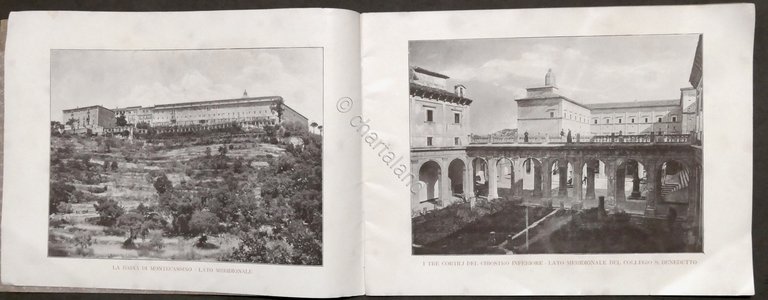 Brochure Abbazia di Montecassino (Frosinone) - anni '20 - '30