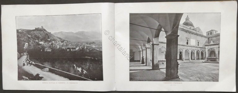Brochure Abbazia di Montecassino (Frosinone) - anni '20 - '30
