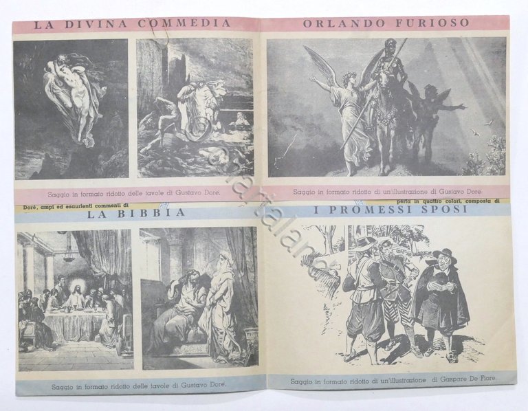 Brochure Armando Curcio Editore - Opere Divina Commedia / Bibbia …