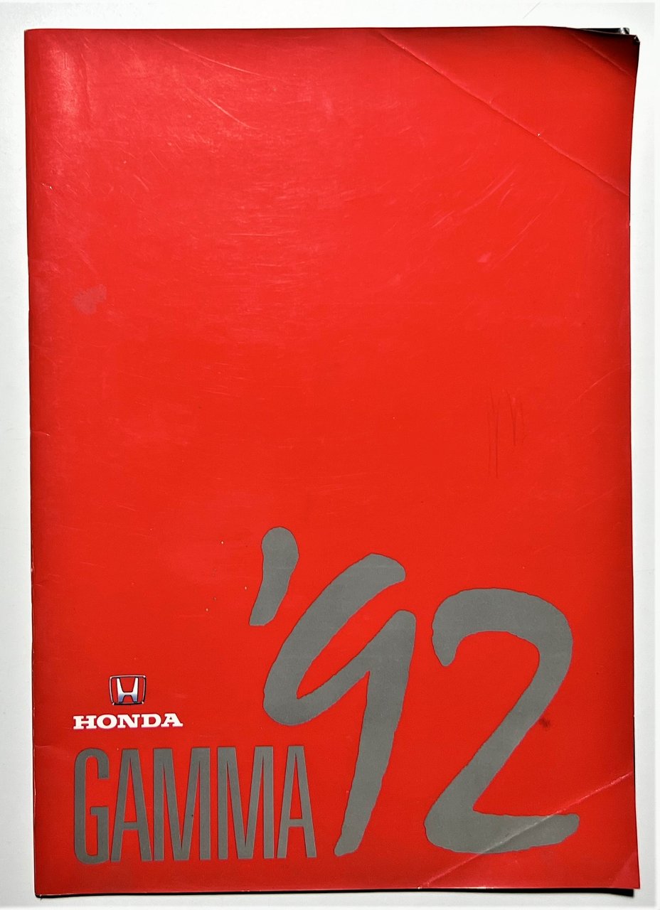 Brochure Auto - Honda Gamma '92
