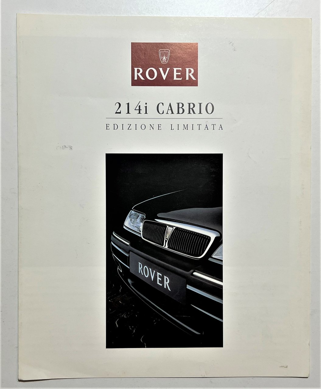 Brochure Auto - Rover - 214i Cabrio Edizione Limitata - …