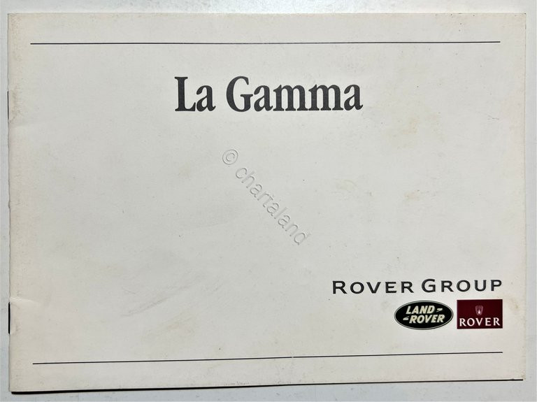 Brochure Auto - Rover Group Land Rover - La Gamma …