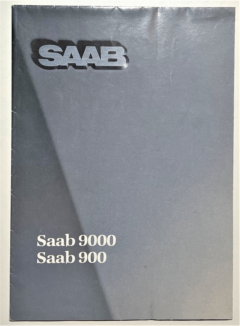 Brochure Auto - Saab 9000 - Saab 900 - 1985