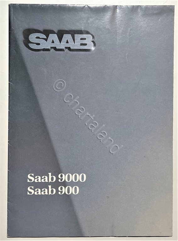 Brochure Auto - Saab 9000 - Saab 900 - 1985