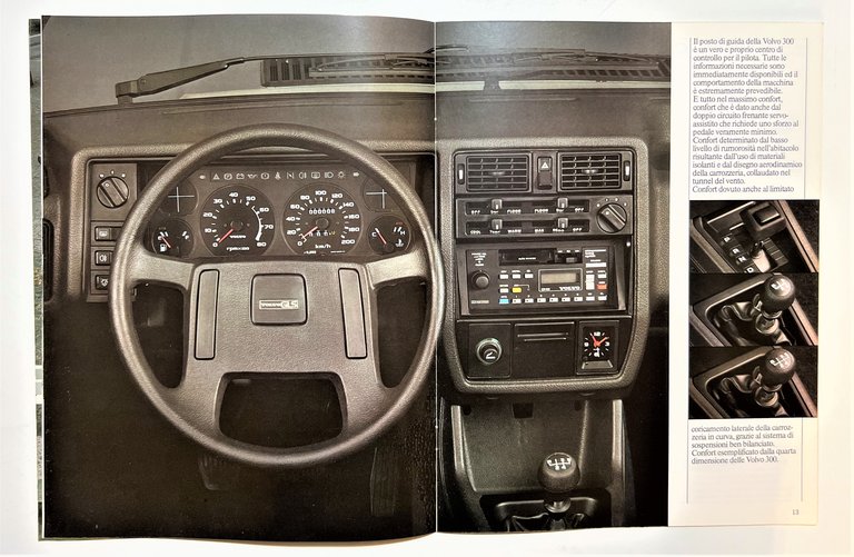 Brochure Auto - Volvo 340 e 360 - Anni '90