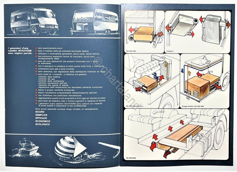 Brochure Auto Novaterm - Camperkid - Anni '90