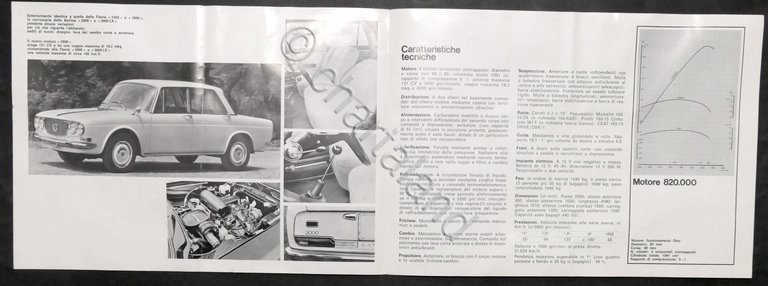 Brochure automobile Lancia Flavia: le nuove 2000 - 1968 ca.