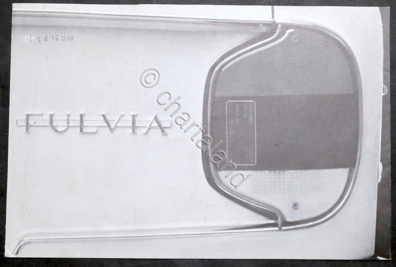 Brochure automobile Lancia Fulvia - 1969