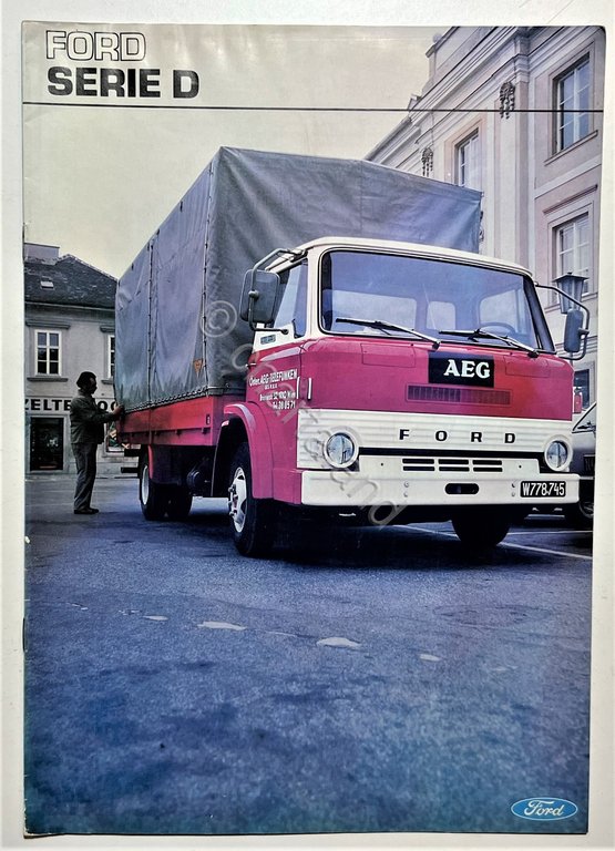 Brochure Camion - Ford Serie D - Anni '80