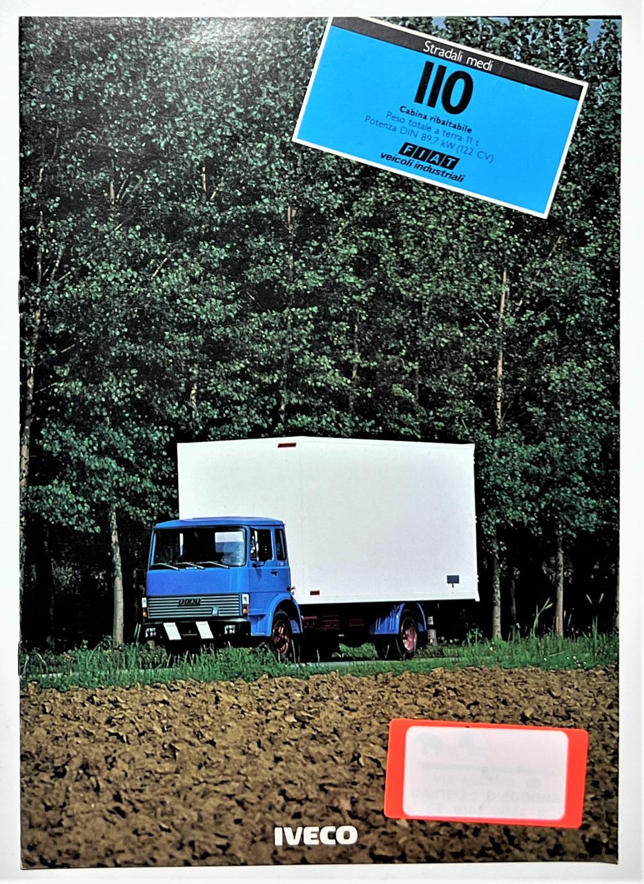 Brochure Camion FIAT - Stradali Medi - Fiat 110 Cabina …