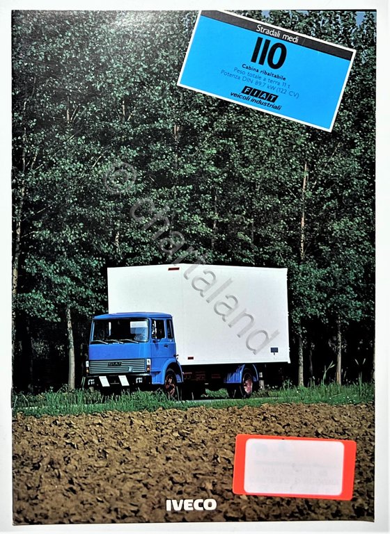 Brochure Camion FIAT - Stradali Medi - Fiat 110 Cabina …