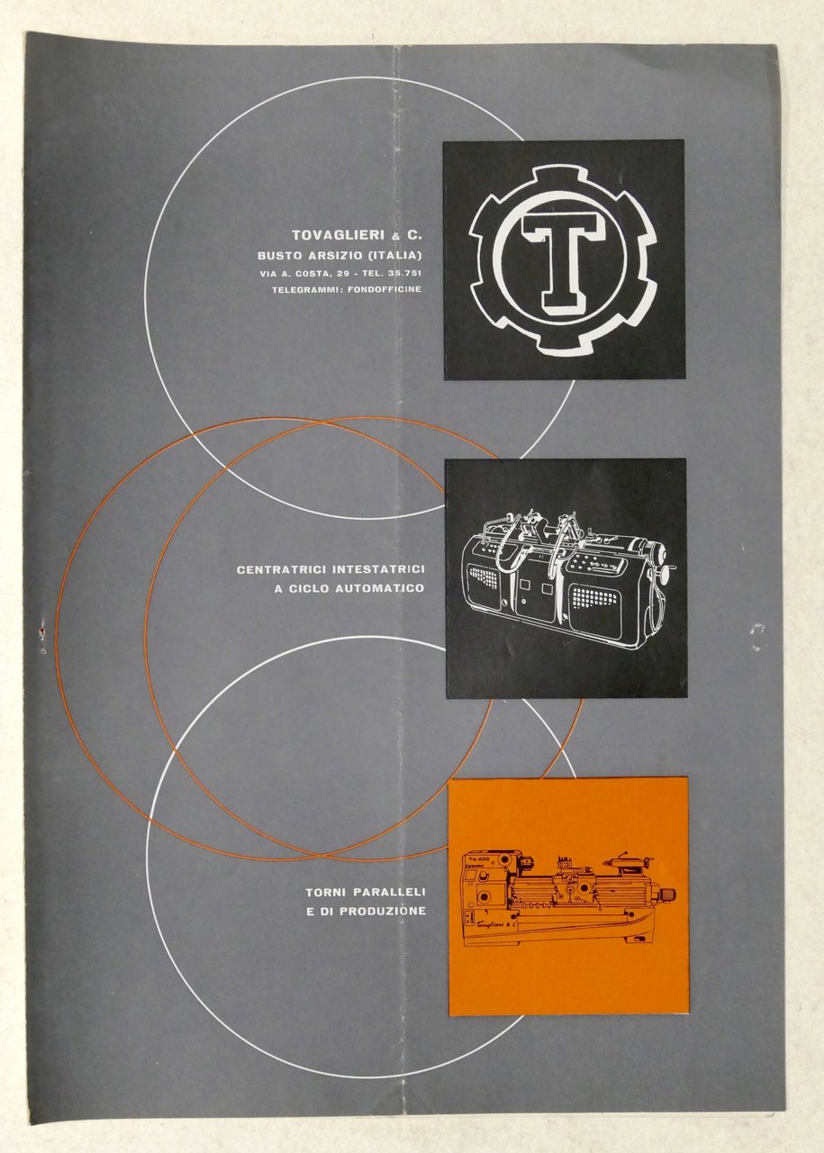 Brochure Centratrici intestatrici Torni Paralleli - Tovaglieri & C. - …