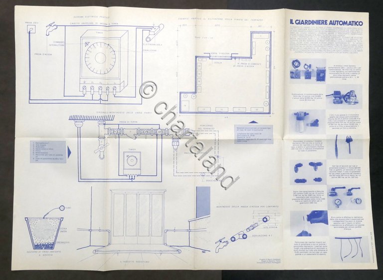 Brochure Il Giardiniere Automatico - impianto idrico - 1979