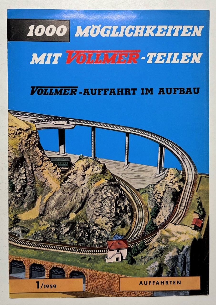 Brochure Modellismo - 1000 Möglichkeiten mit Vollmer - Teilen 1/1959