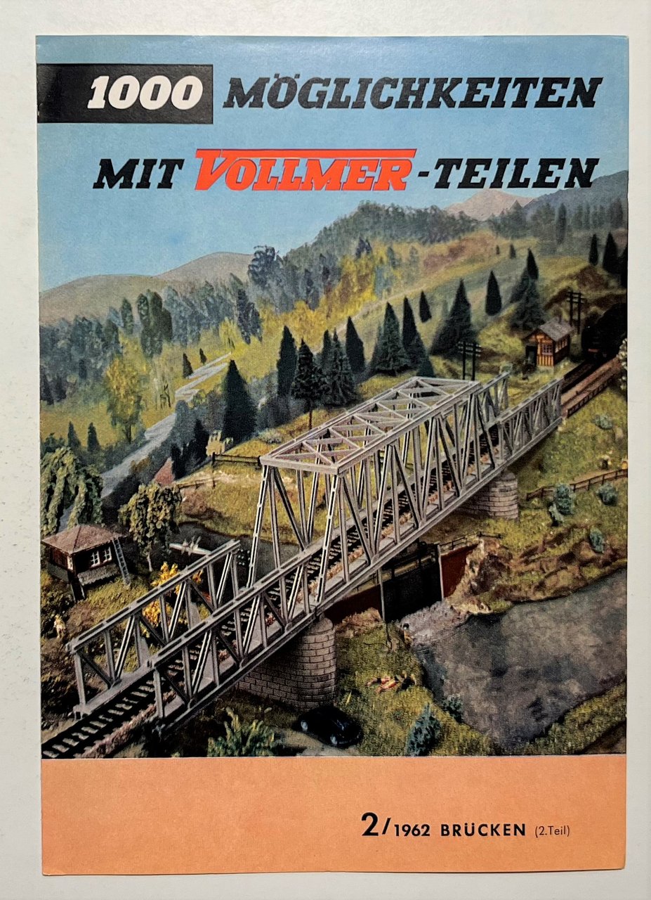 Brochure Modellismo - 1000 Möglichkeiten mit Vollmer - Teilen 2/1962