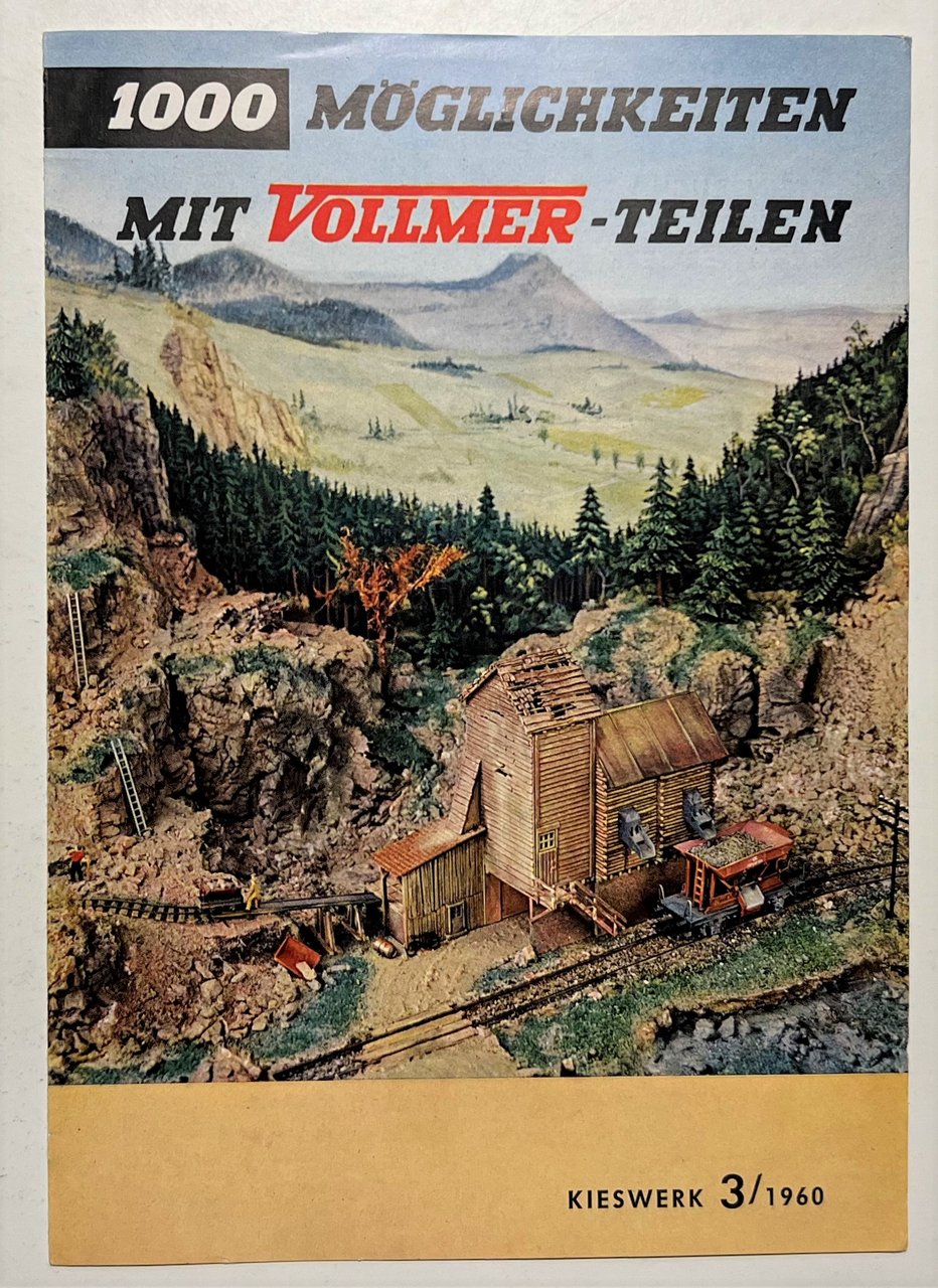 Brochure Modellismo - 1000 Möglichkeiten mit Vollmer - Teilen 3/1960