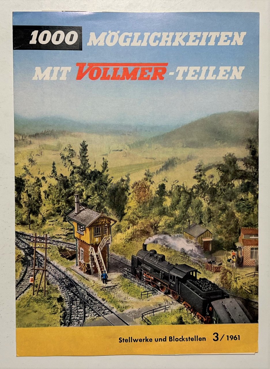 Brochure Modellismo - 1000 Möglichkeiten mit Vollmer - Teilen 3/1961