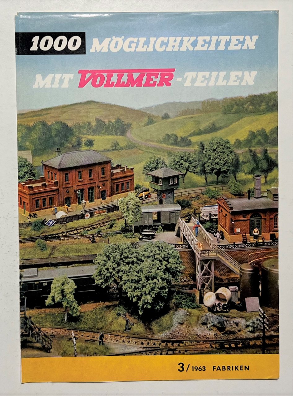 Brochure Modellismo - 1000 Möglichkeiten mit Vollmer - Teilen 3/1963