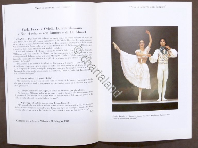 Brochure Non si scherza con l'amore - Balletto in 3 …