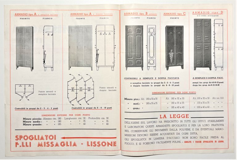 Brochure Pubblicità- Mobili Metallici di Fr. Missaglia - Lissone - … | Immagine Gallery 2
