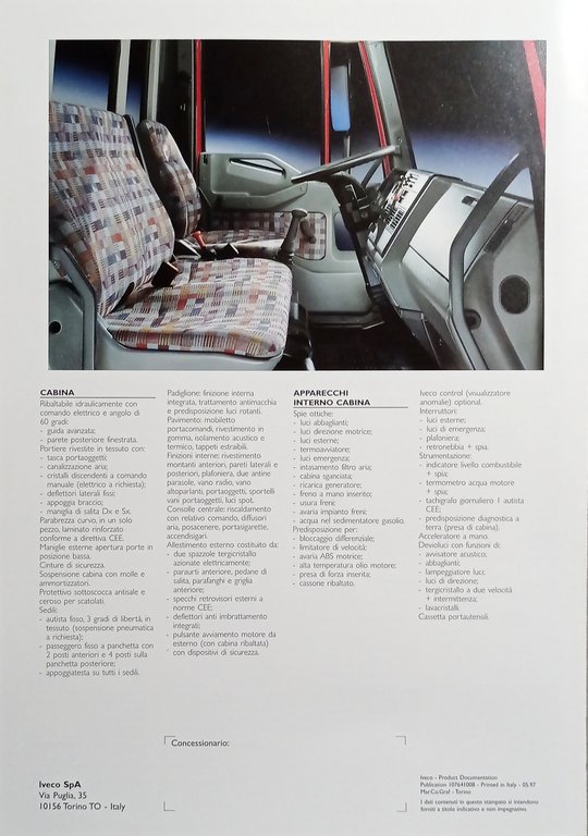Brochure Scheda Tecnica Iveco - Eurocargo ML 75EI4D - ML …