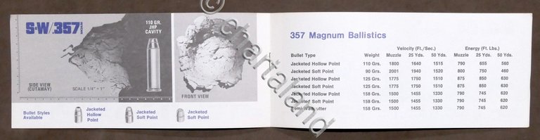 Brochure Smith & Wesson - 38 Special / 357 Magnum …