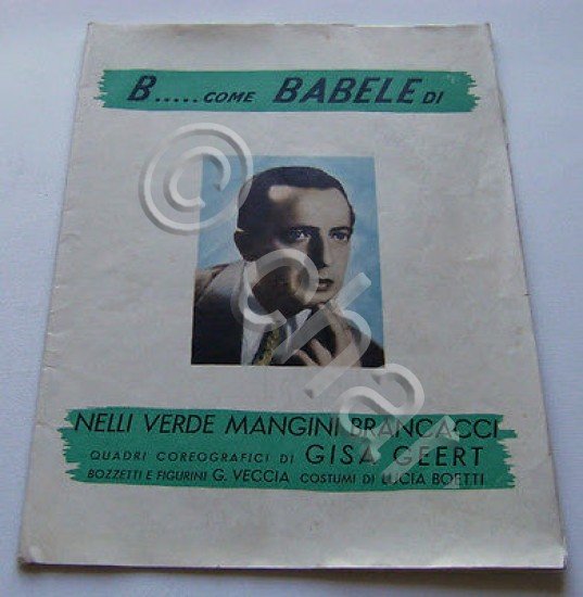 Brochure Spettacolo Rivista - B...come Babele - Nino Taranto Bella …